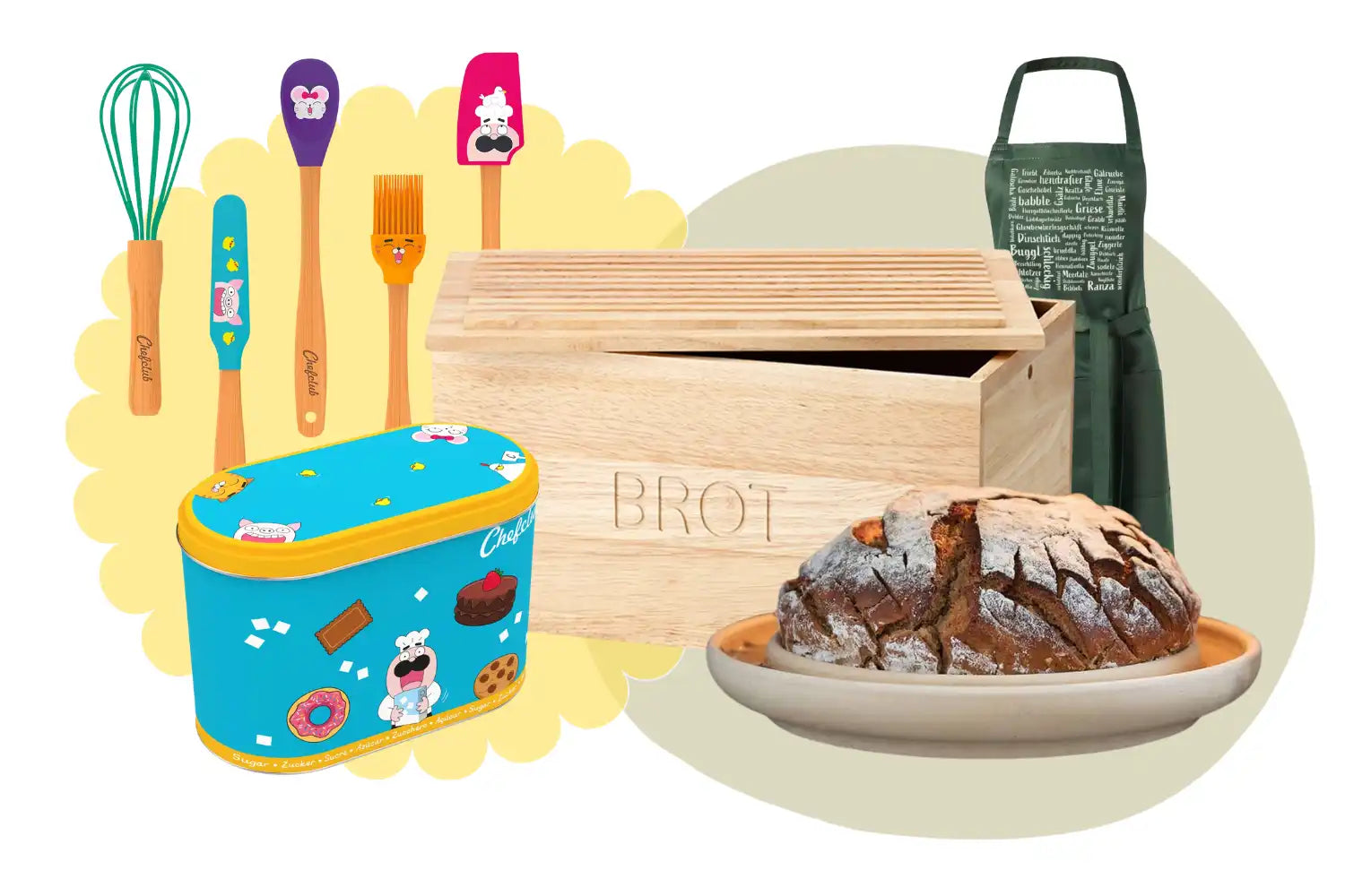 Viele hilfreiche Küchenaccessoires