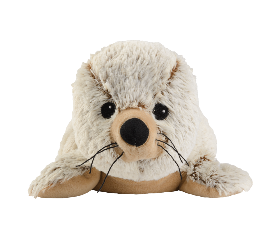Warmies Kuscheltier Robbe mit Wärmefunktion