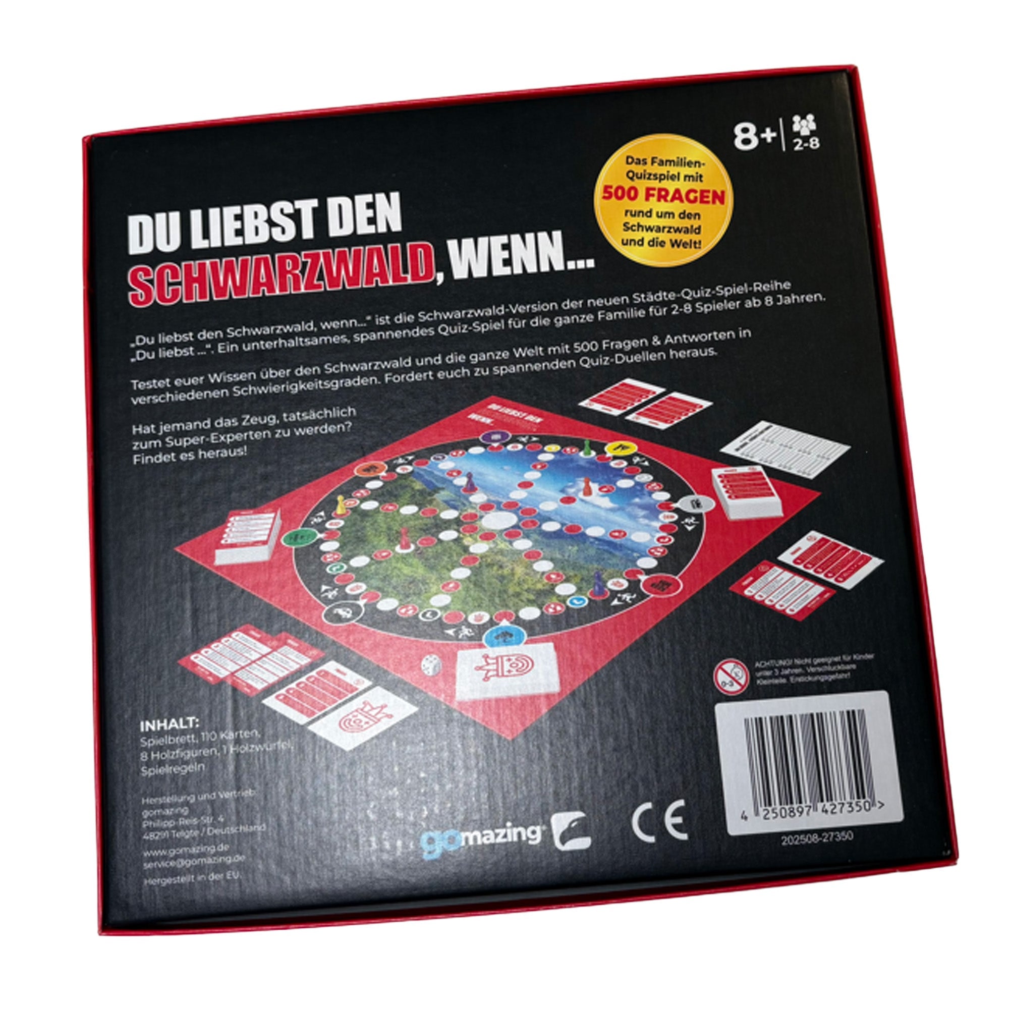 Eine Schachtel mit dem Brettspiel