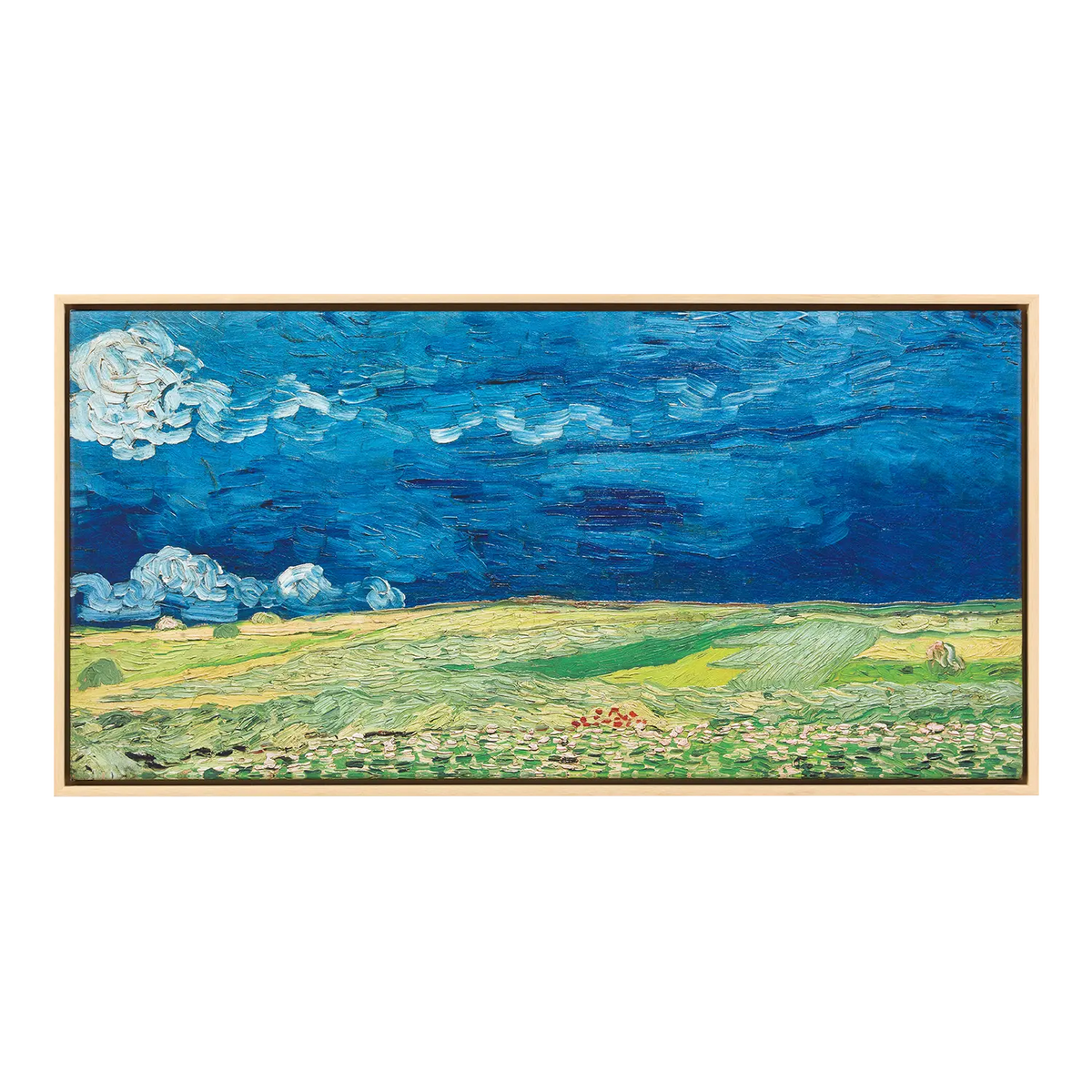 Bild "Kornfeld bei Gewitterstimmung" von van Gogh