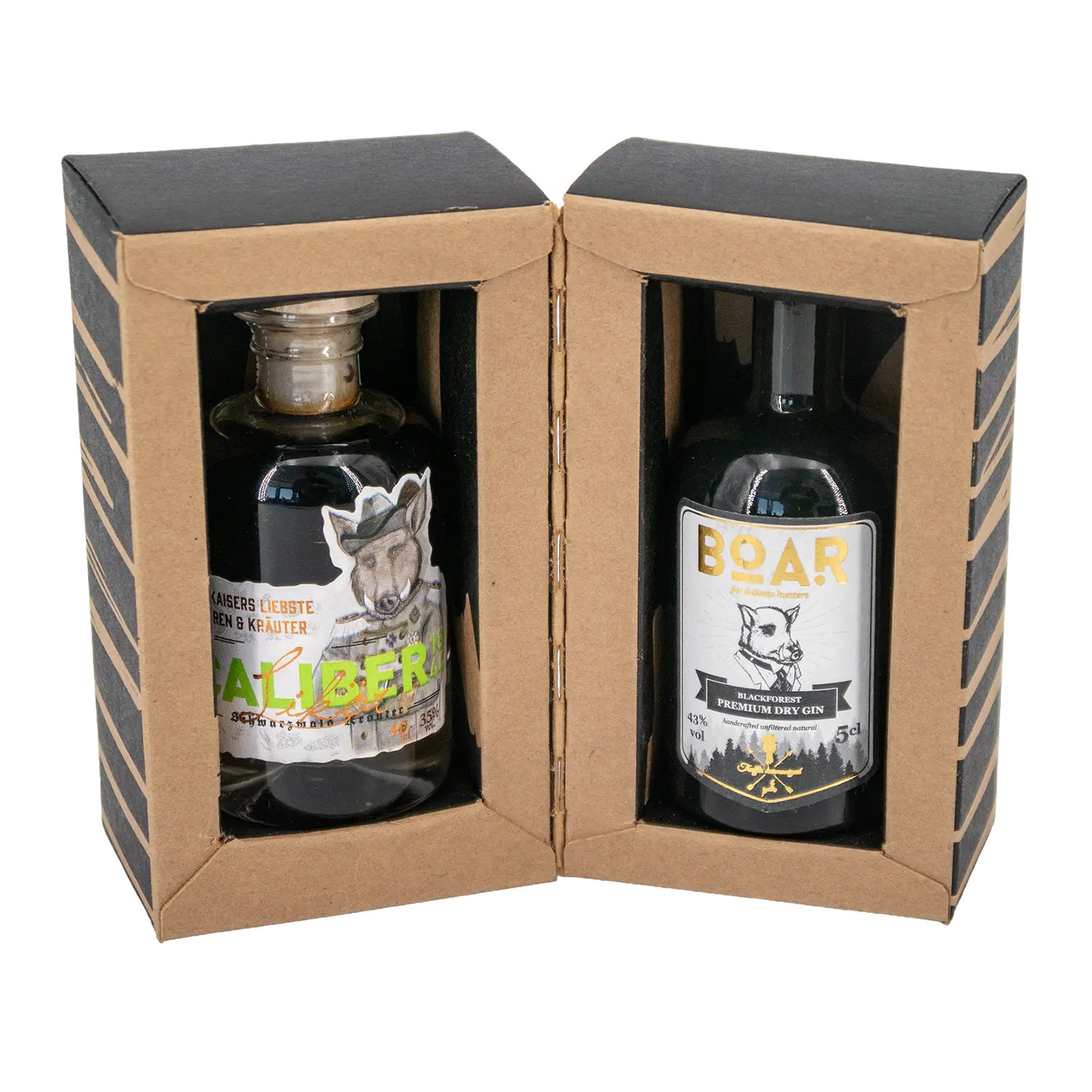 Gin-Miniatur-Geschenkbox "BOAR GIN®"