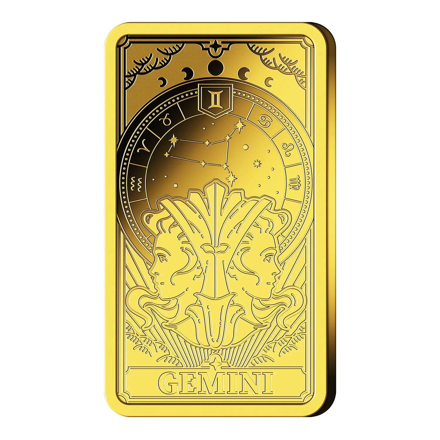 Goldbarren Sternzeichen Zwillinge