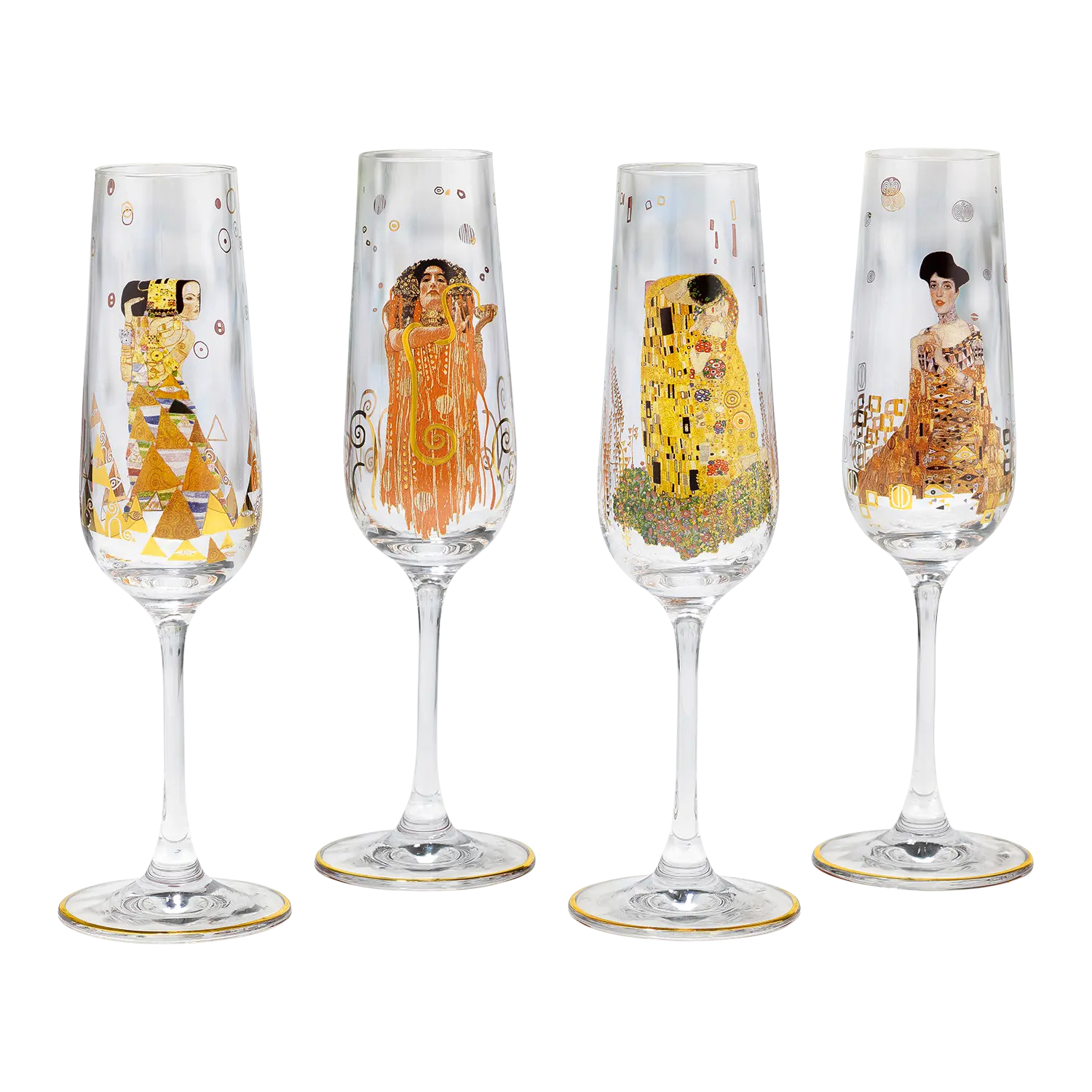 4-teiliges Sektgläser-Set von ars mundi in exklusiver Markenglas-Qualität.