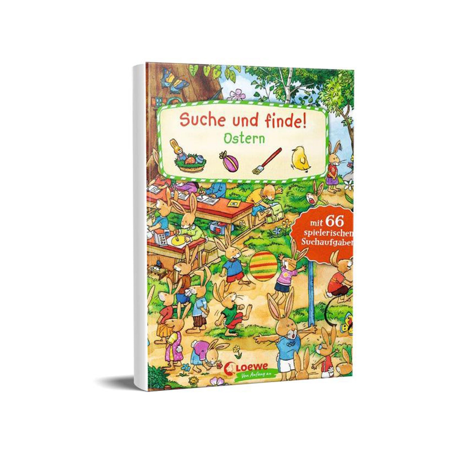 Wimmelbuch zum Thema Ostern für Kinder ab 2 Jahre