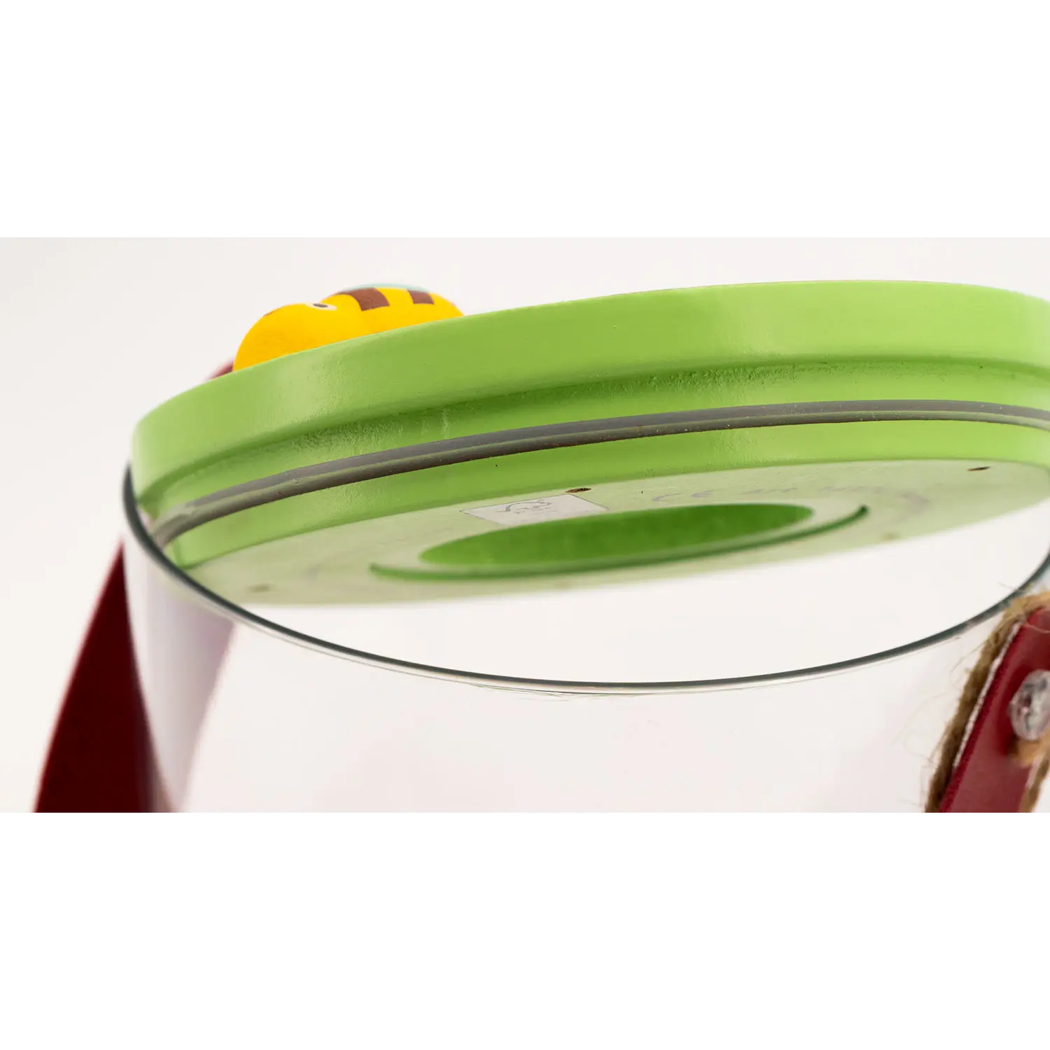 Lupenbecher mit Holzdeckel