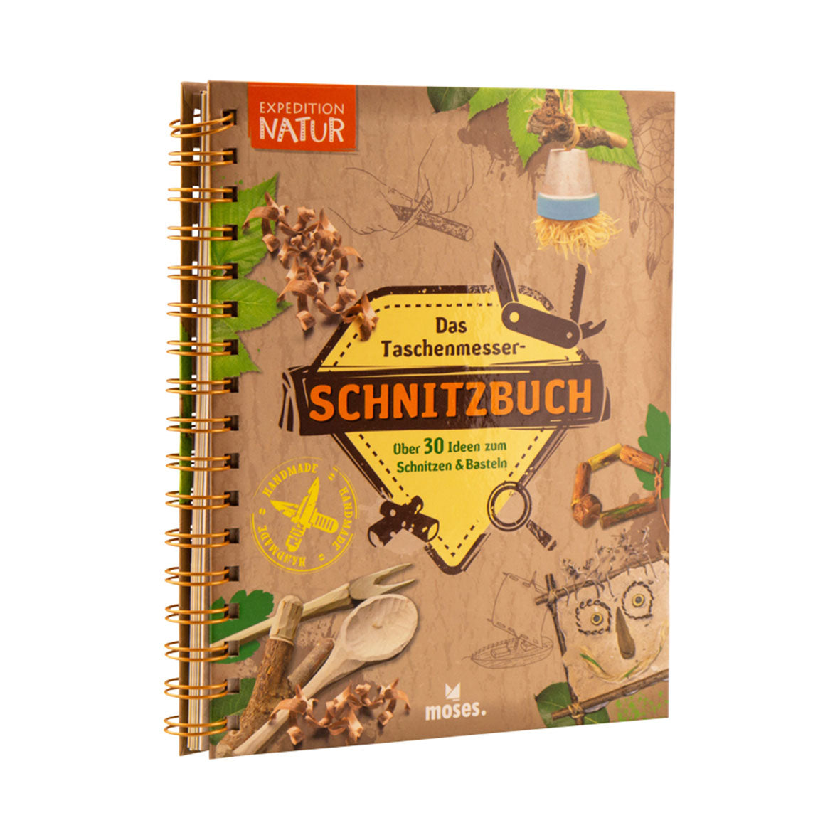 Schnitzbuch für Anfänger – Taschenmesser-Schnitzbuch der Reihe Expedition Natur