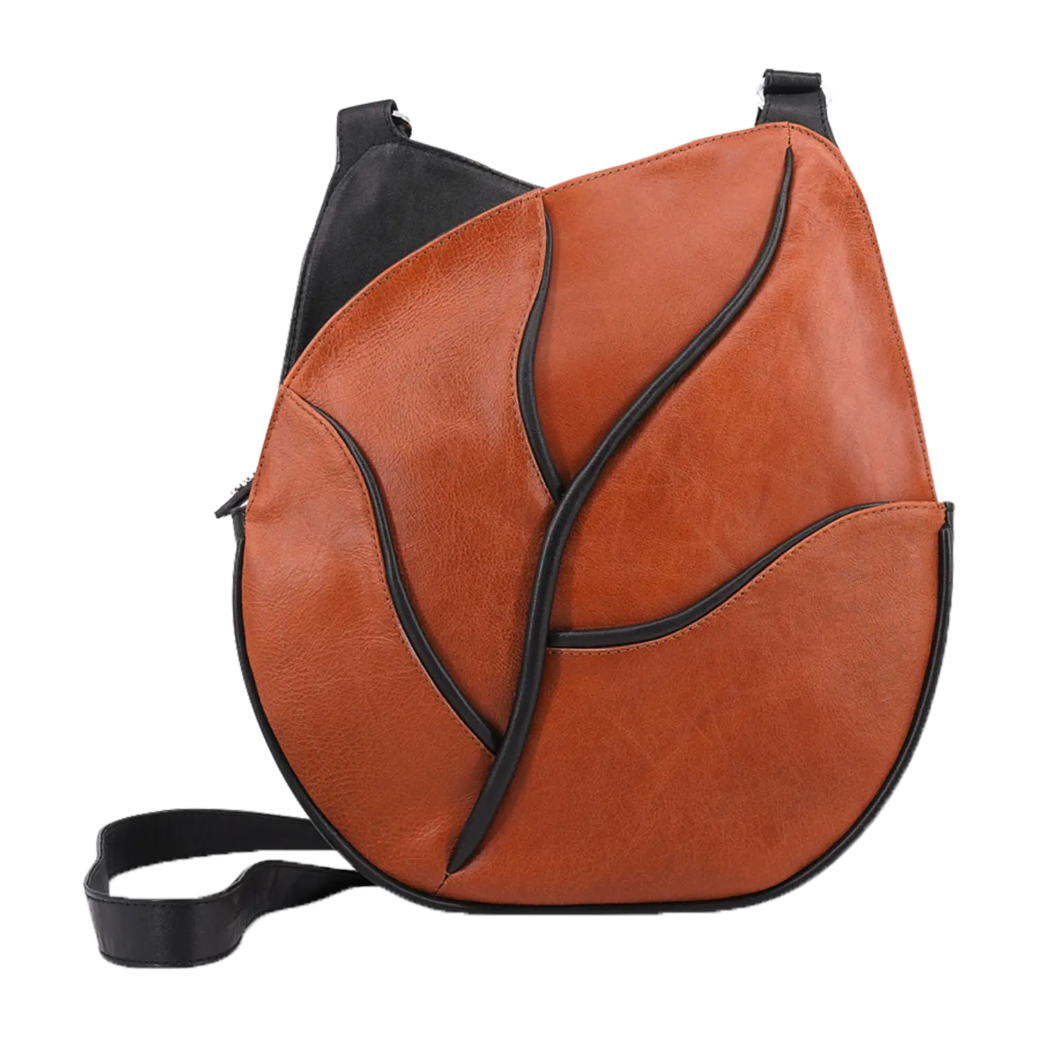 Schultertasche Leder