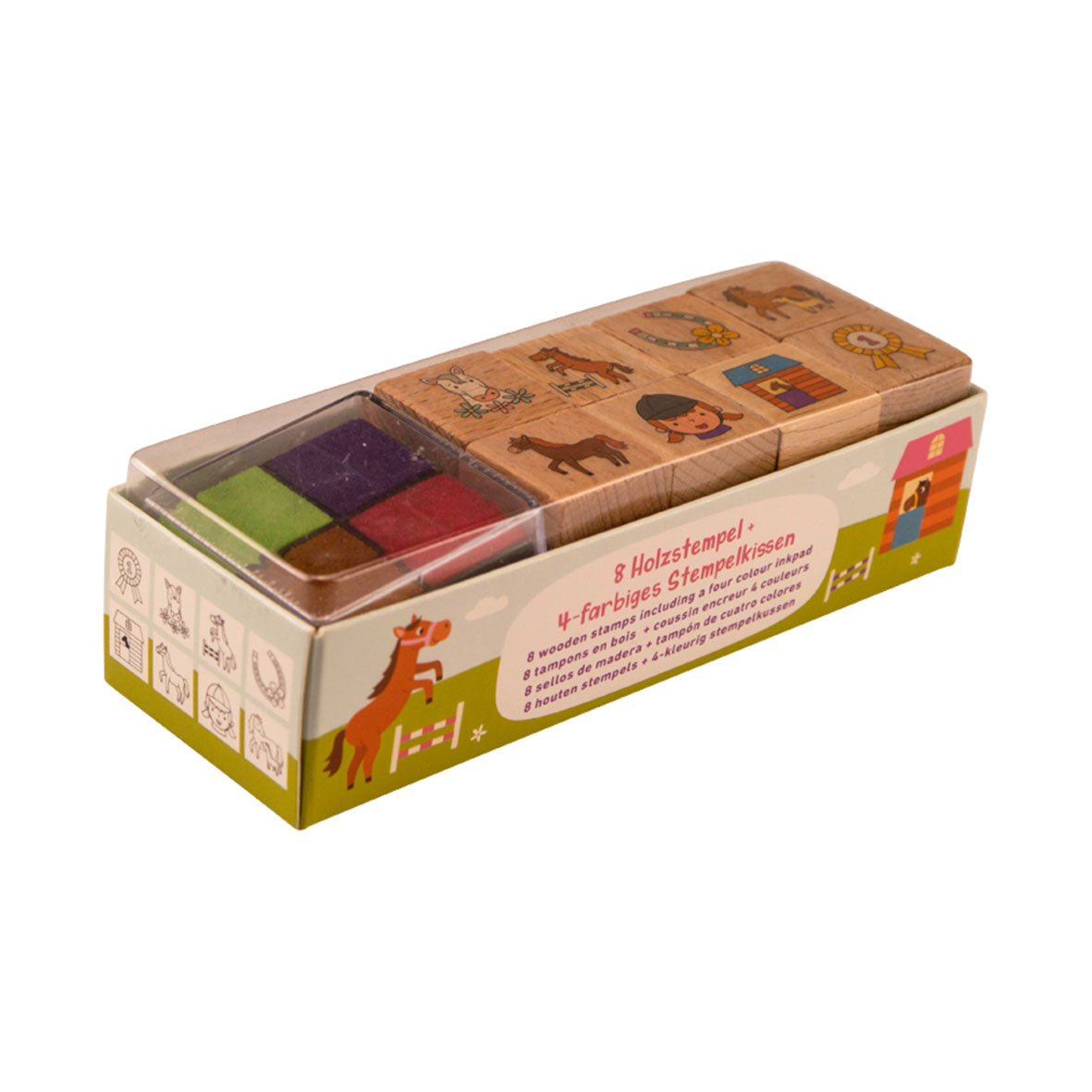 Pferde-Stempelset für Kinder