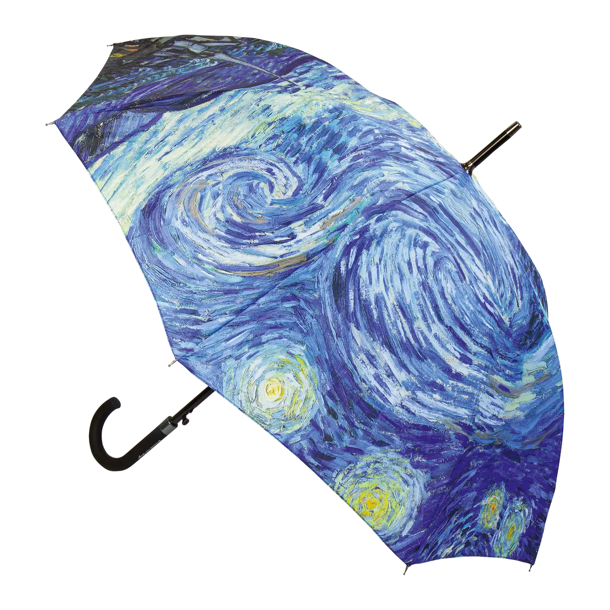 Der Stockschirm zeigt van Goghs Motiv "Sternennacht"