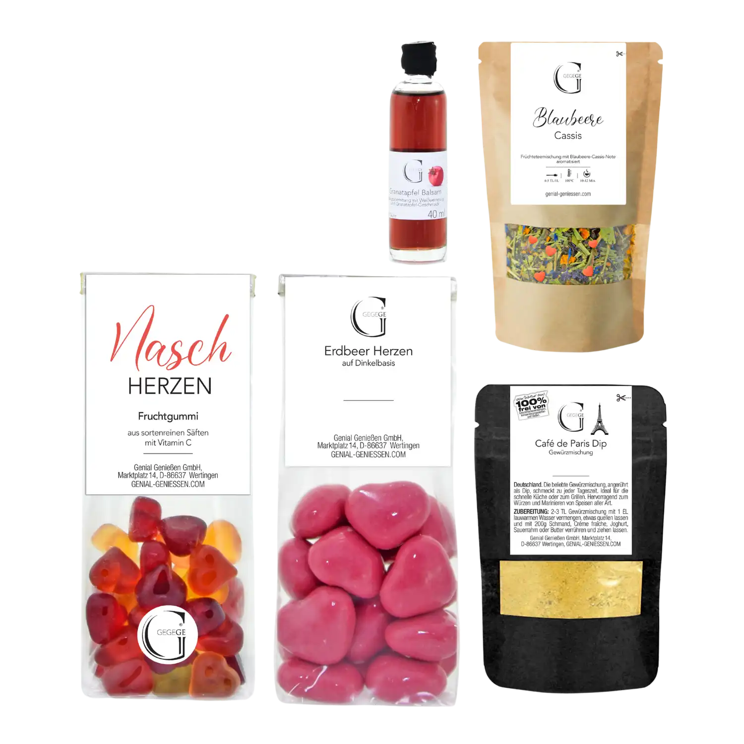 Inhalt des Geschenksets für Yogafans