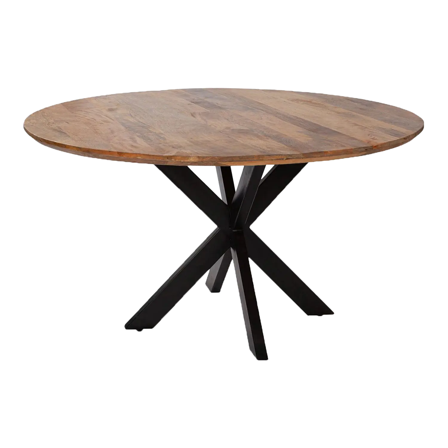 Runder Esstisch aus Holz für 4 Personen