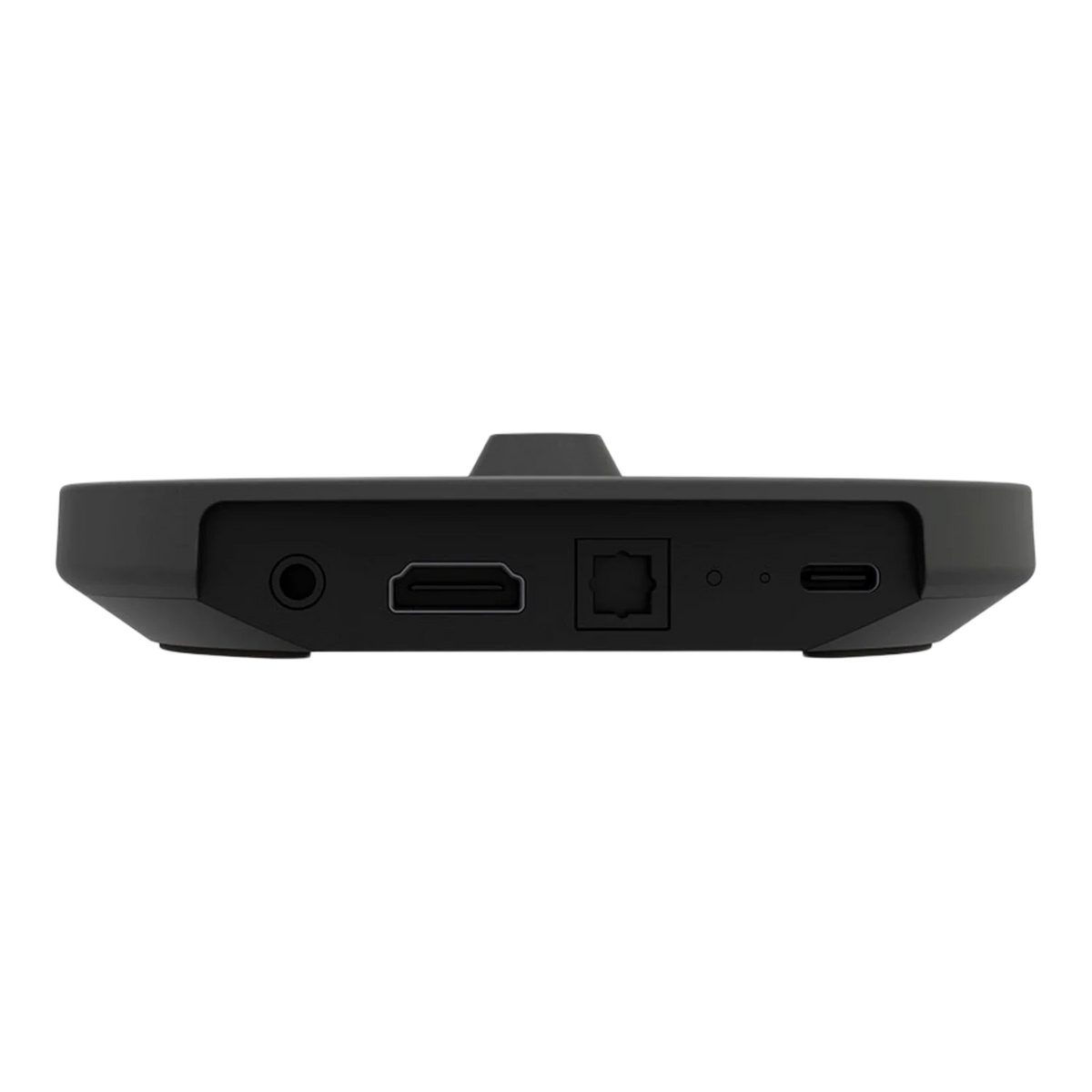 Ladestation des Oskar 2 mit Anschlüssen für Kopfhörer, HDMI und Toslink