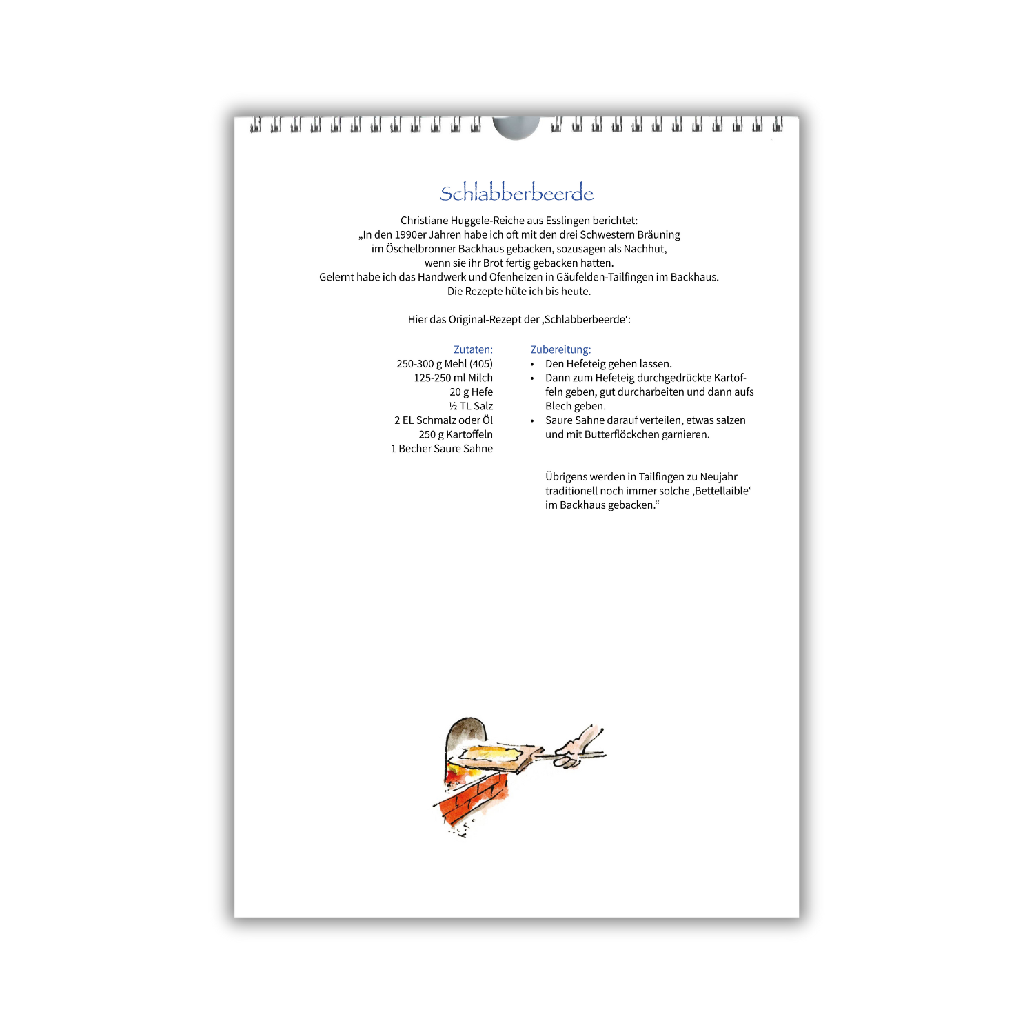 Der neue Auf gut Schwäbisch-Kalender 2026, Rezept