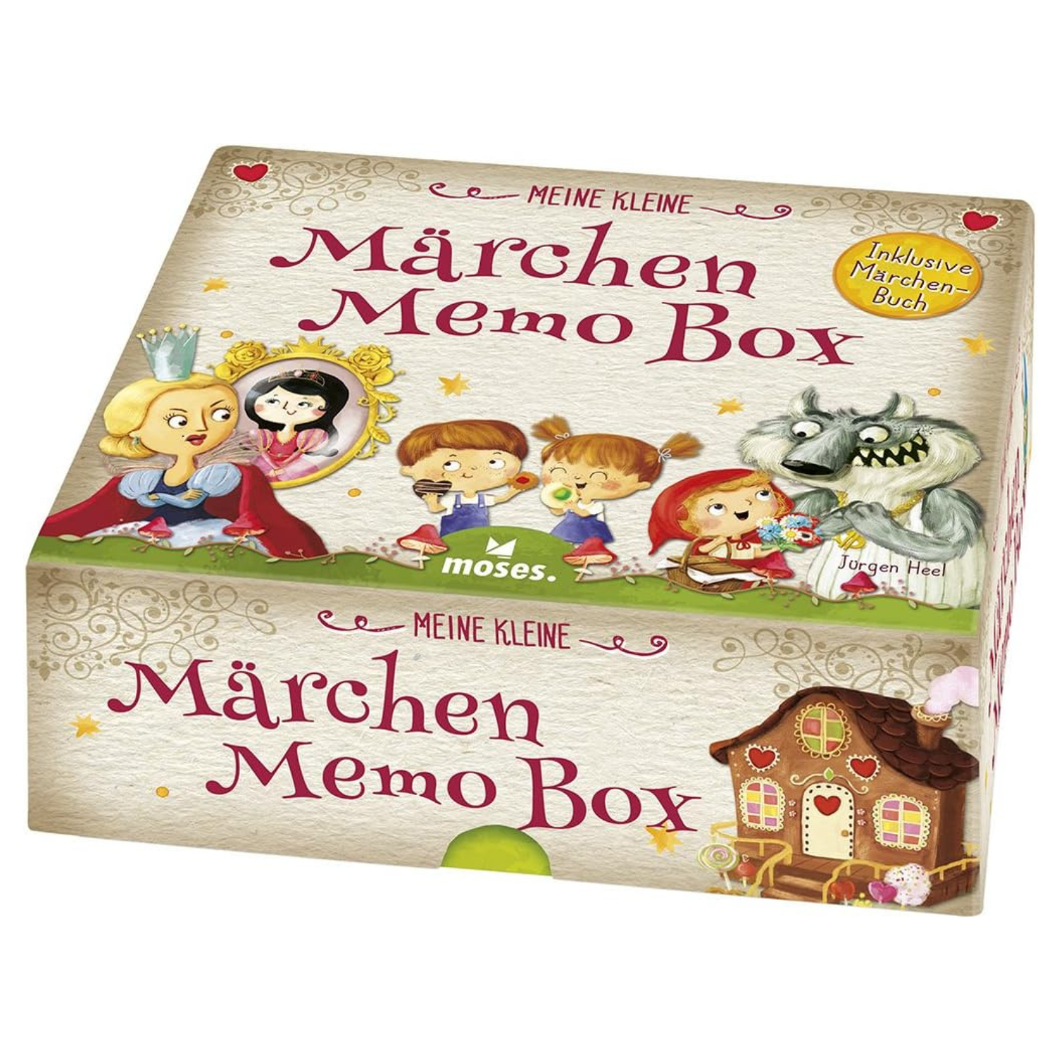 Meine kleine Märchen Memo Box auf weißem Hintergrund