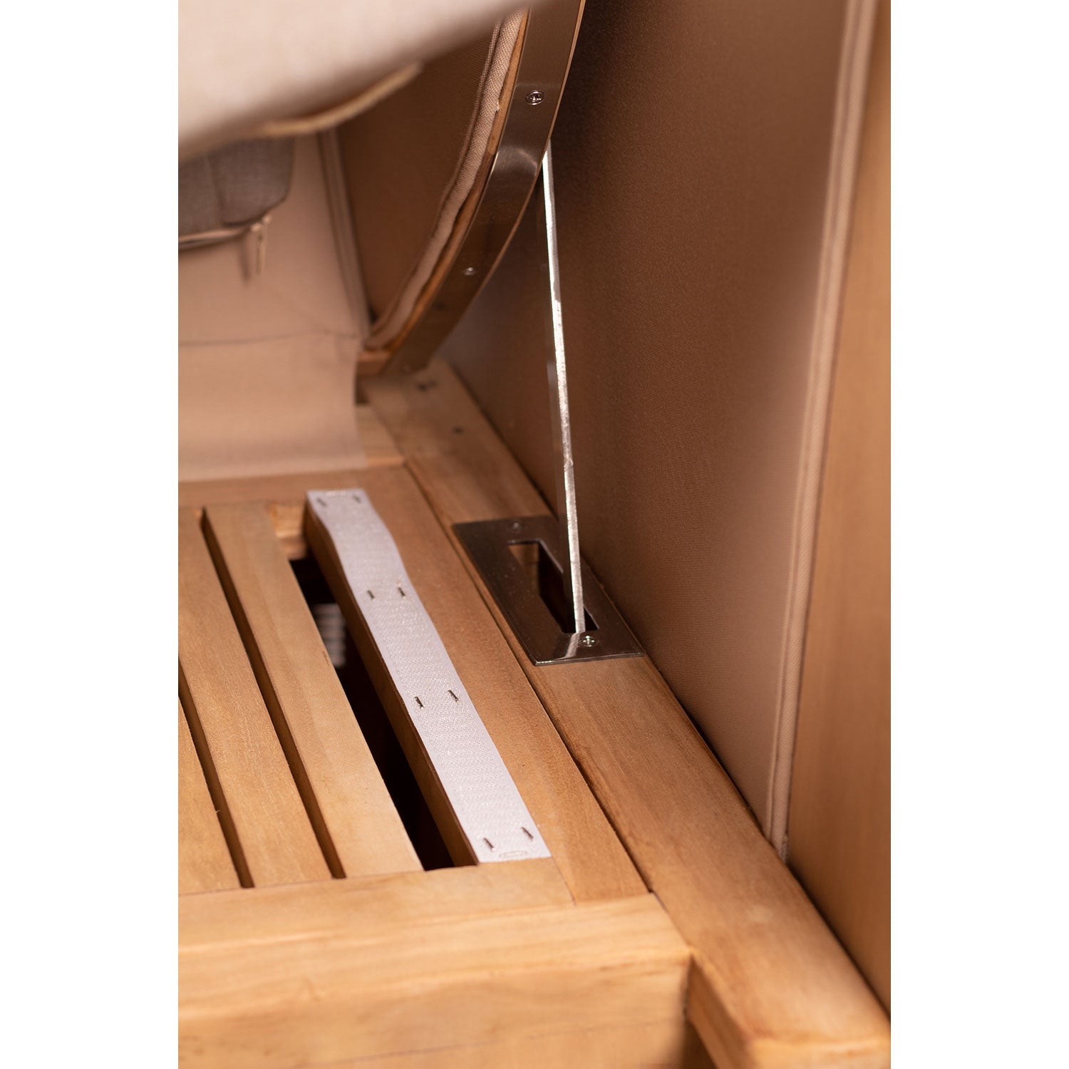 Nahaufnahme des Strandkorbs klein – Düne Design 518