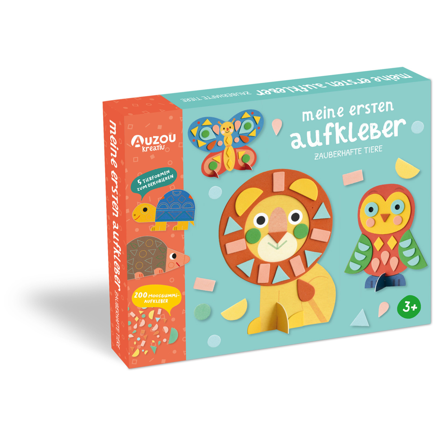 Verpackung der Aufkleber