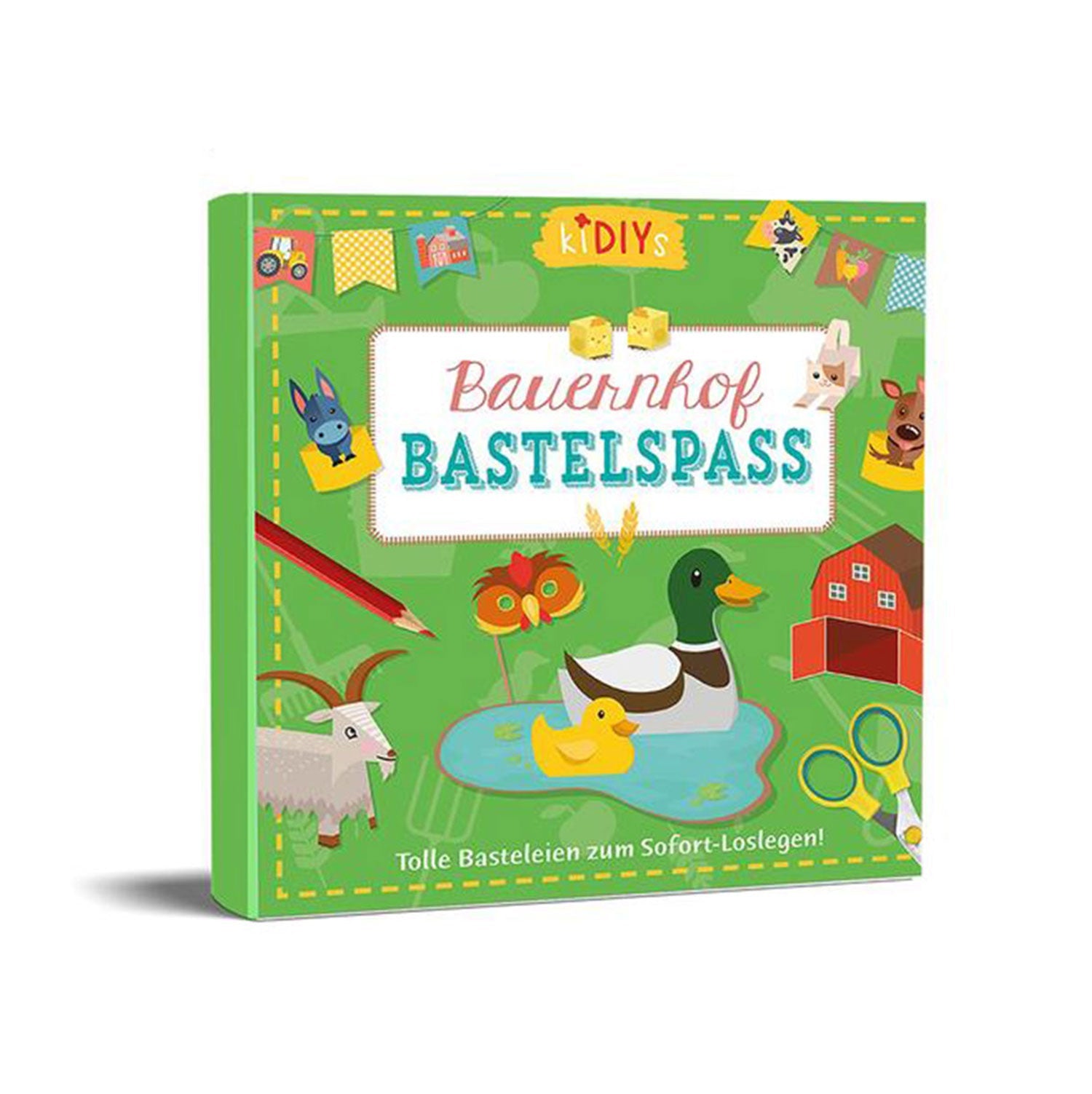 Bastelbuch „Bauernhof Bastelspaß – Falttiere und Fingerpuppen basteln“