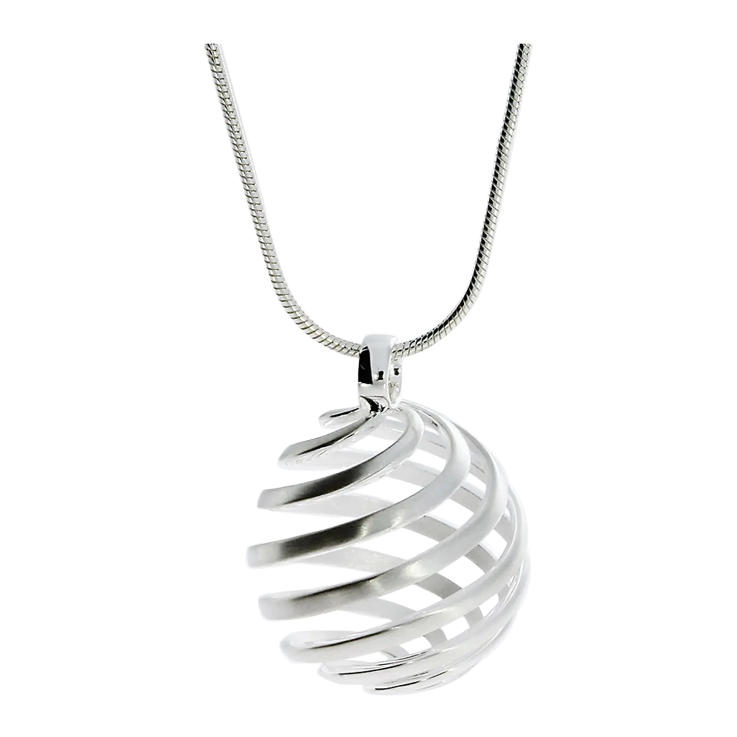 Anhänger mit Kette in Silber