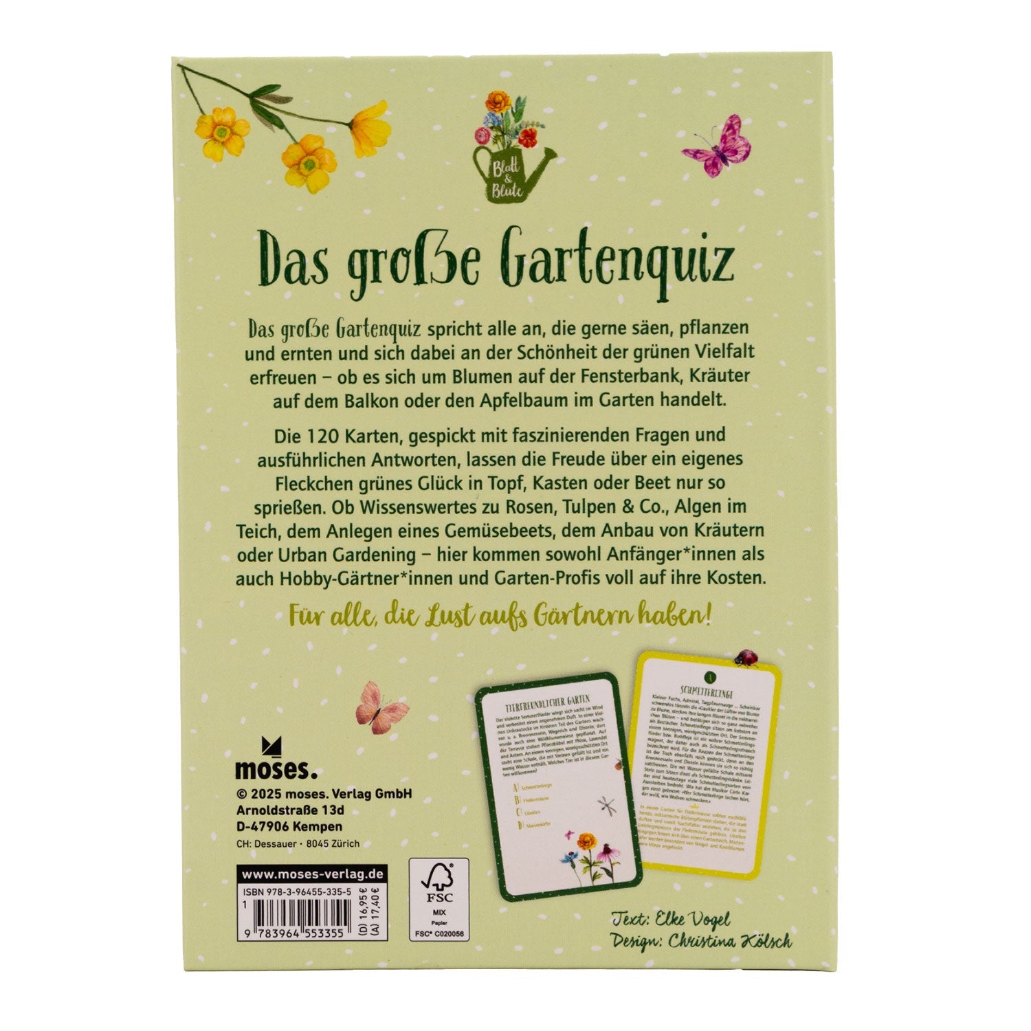 Ratespiel mit Fragen zum Garten