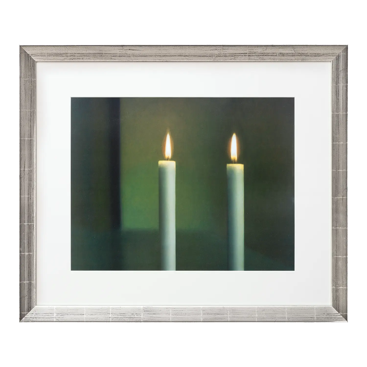 Bild Zwei Kerzen 1982 MR silber von ars mundi, Museumsqualität.