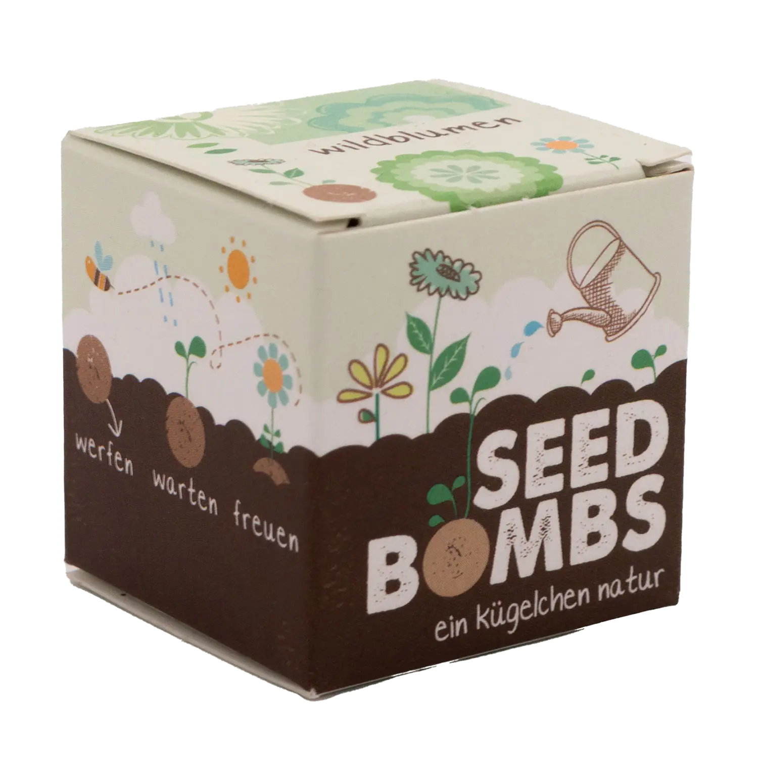 Packung mit verschiedenen Saatbomben