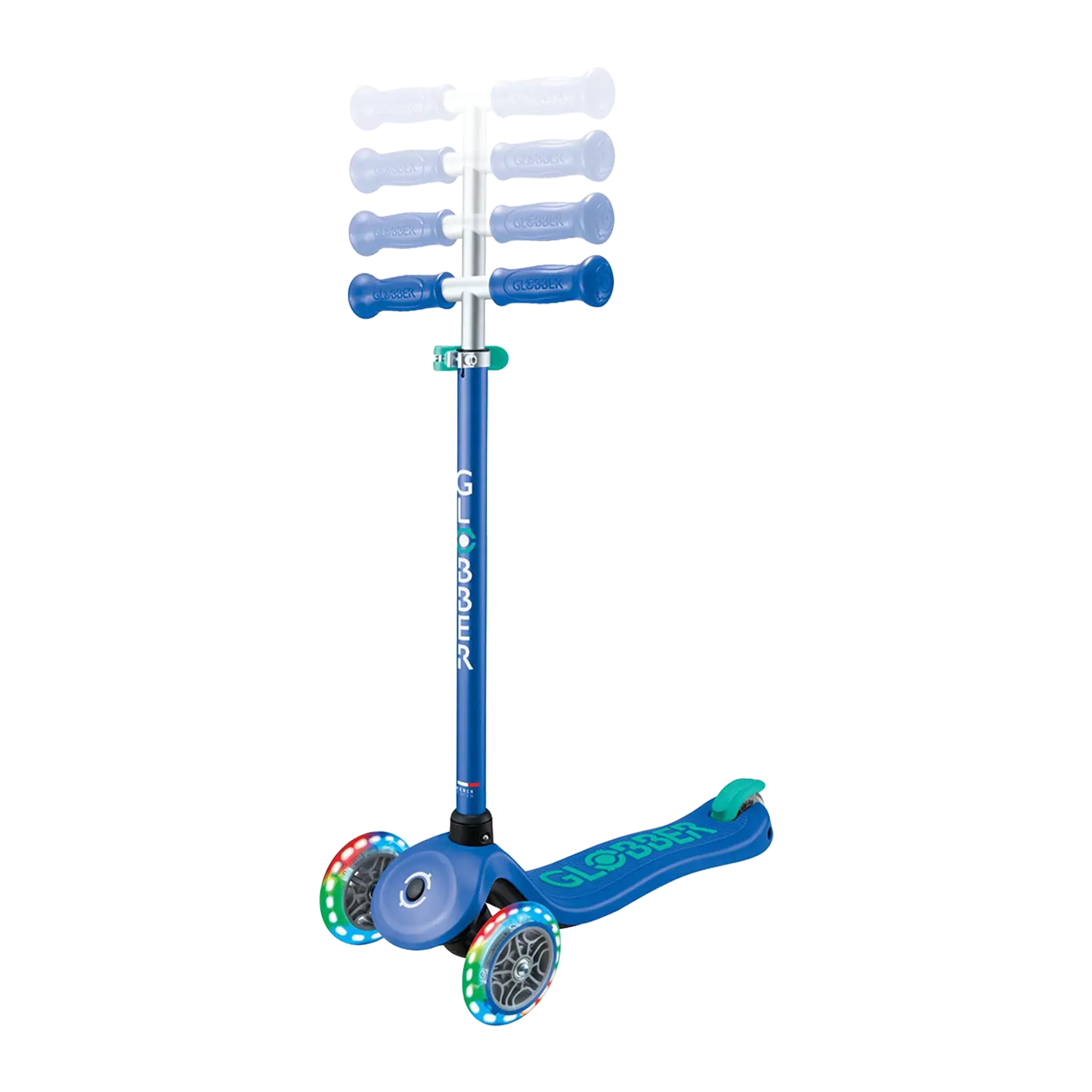 Globber Primo Plus Lights – Lenker in vier Stufen verstellbar