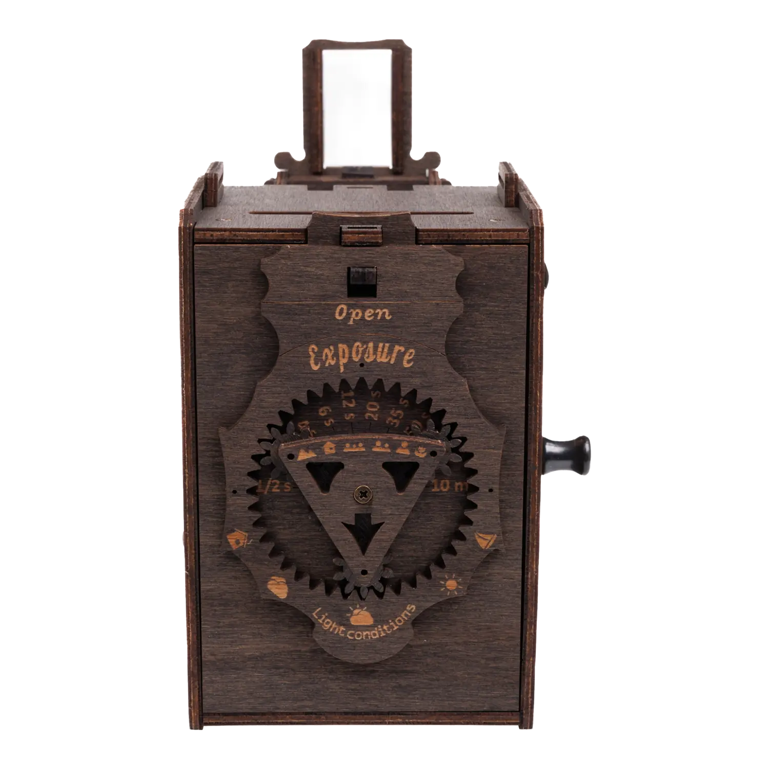 Vintage 3D-Holzpuzzle Sofortbildkamera Bausatz inkl.. Fujifilm Instax.