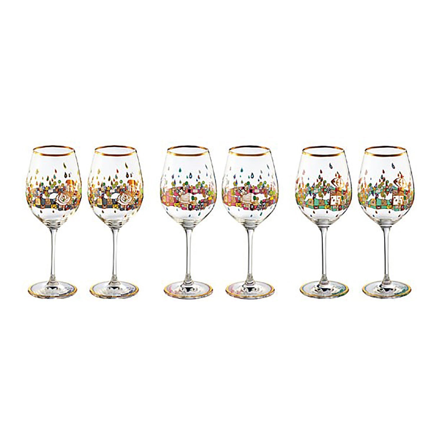  Weingeschenke Sechs Weingläser 
