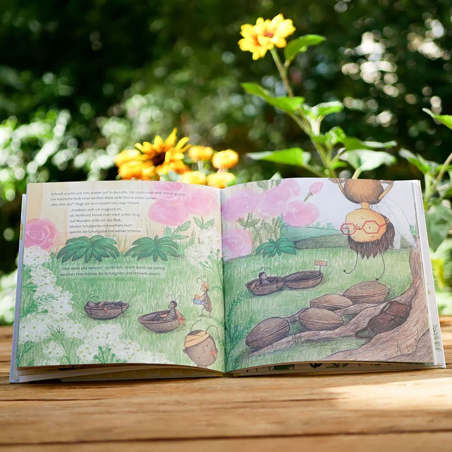 Blick in das Buch Emi Brillenbiene