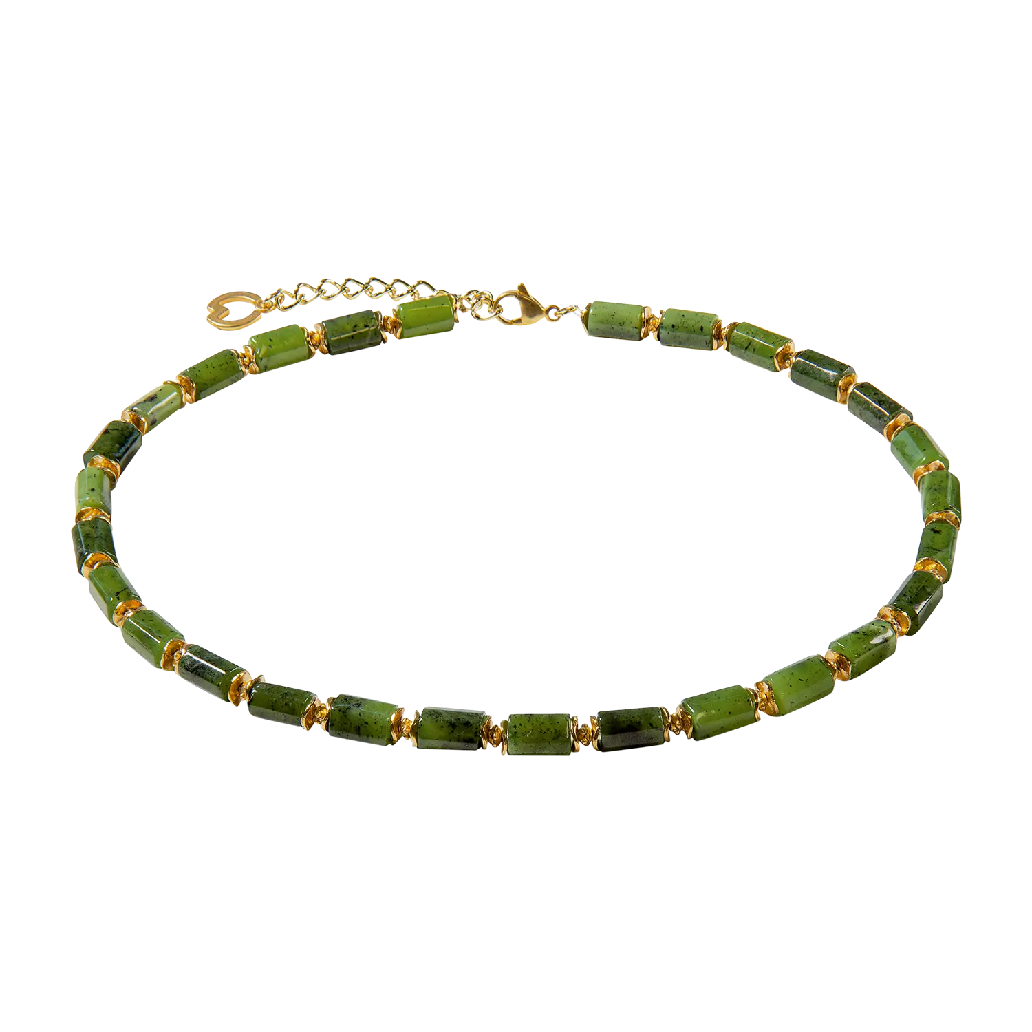 Natur Collier Dana Petra Waszak mit verstellbarer Schließe auf weißem Hintergrund.