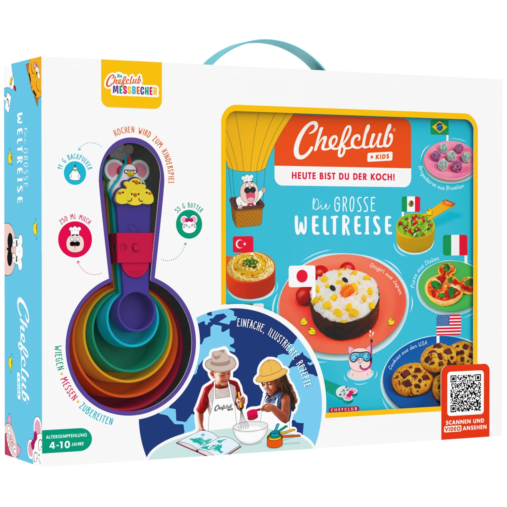 Rezeptbuch für Kinder "Die große Weltreise" von Chefclub Kids