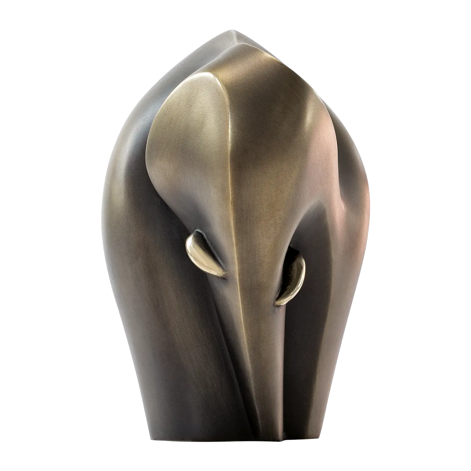 Abstrakte Elefantenskulptur aus Bronze "Kleiner Elefant" von ars mundi.