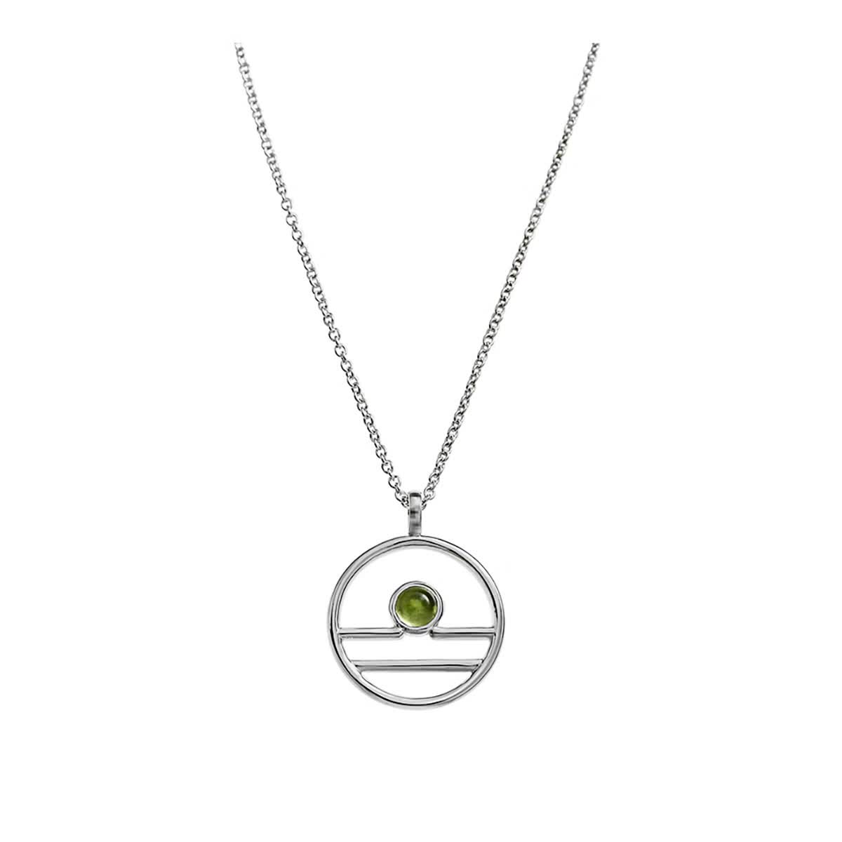 Für Sternzeichen Waage eine Kette mit Anhänger aus Silber 