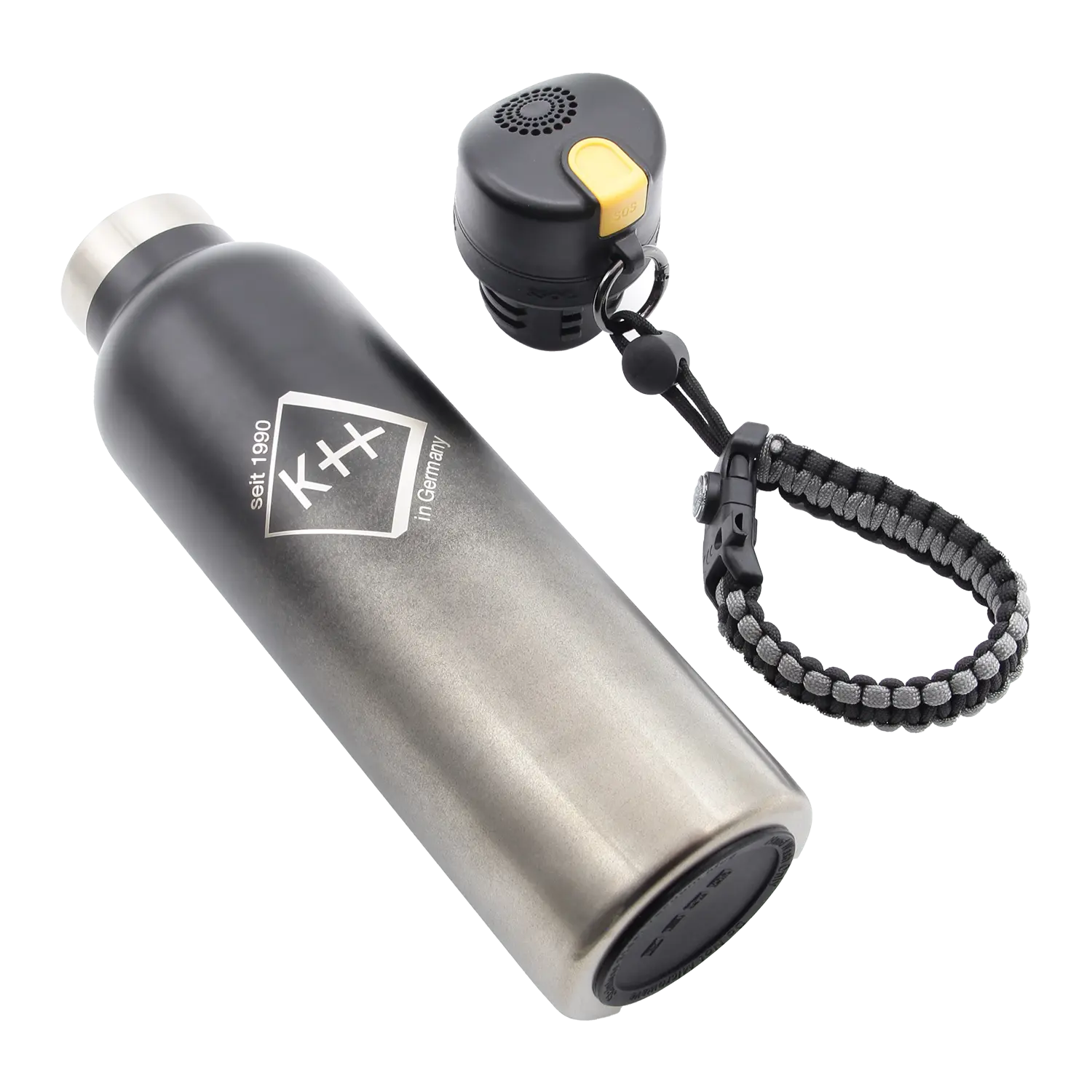 Trinkflasche mit SOS-Alarm