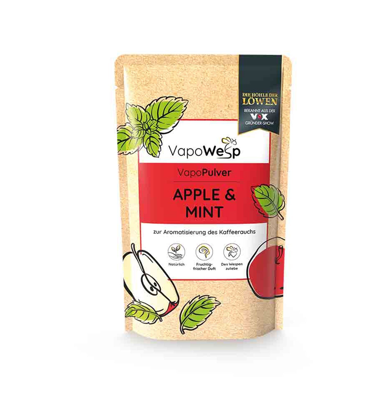 Vapowesp Pulver Apple & Mint