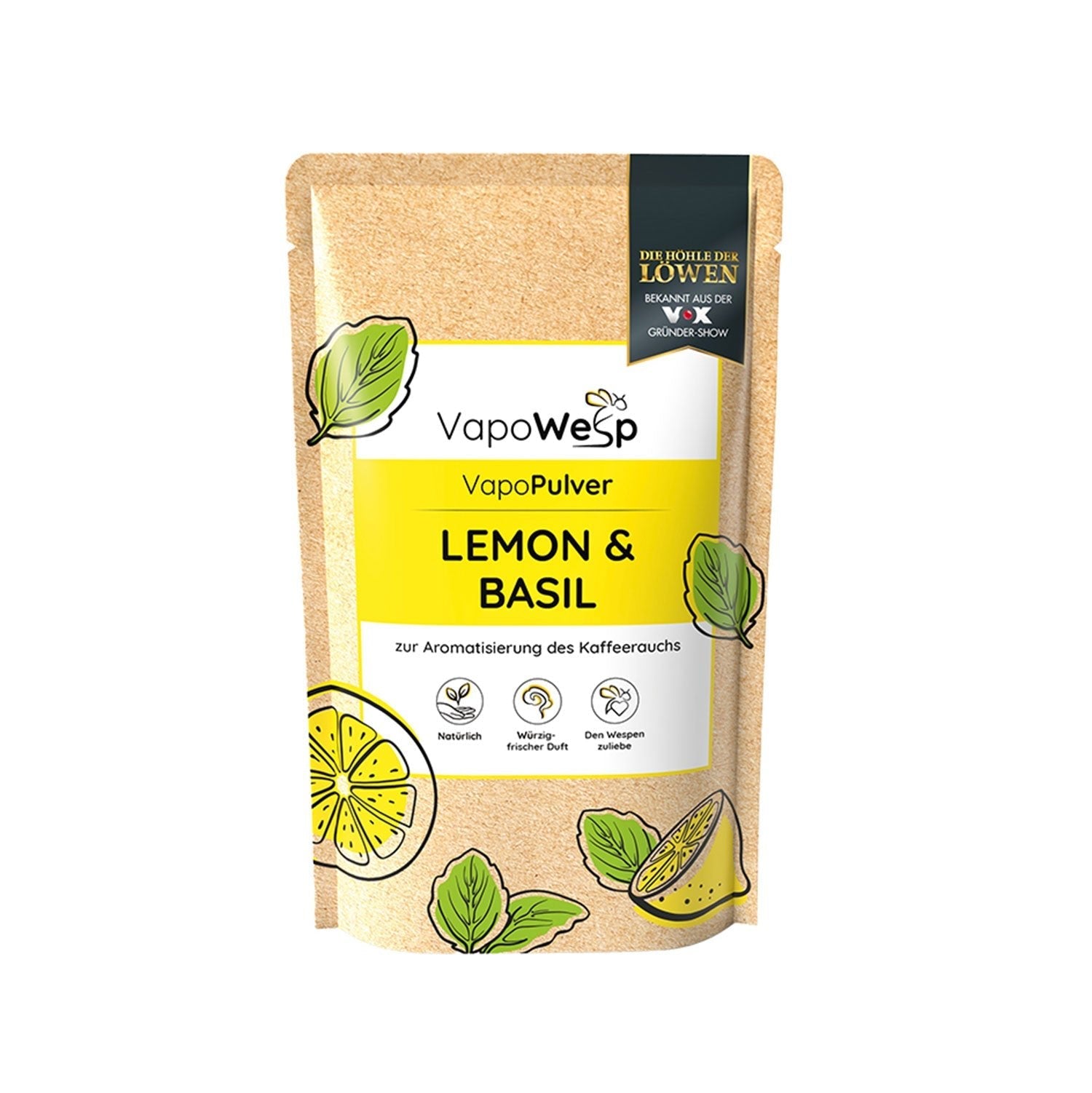 Vapowesp Pulver Lemon & Basil