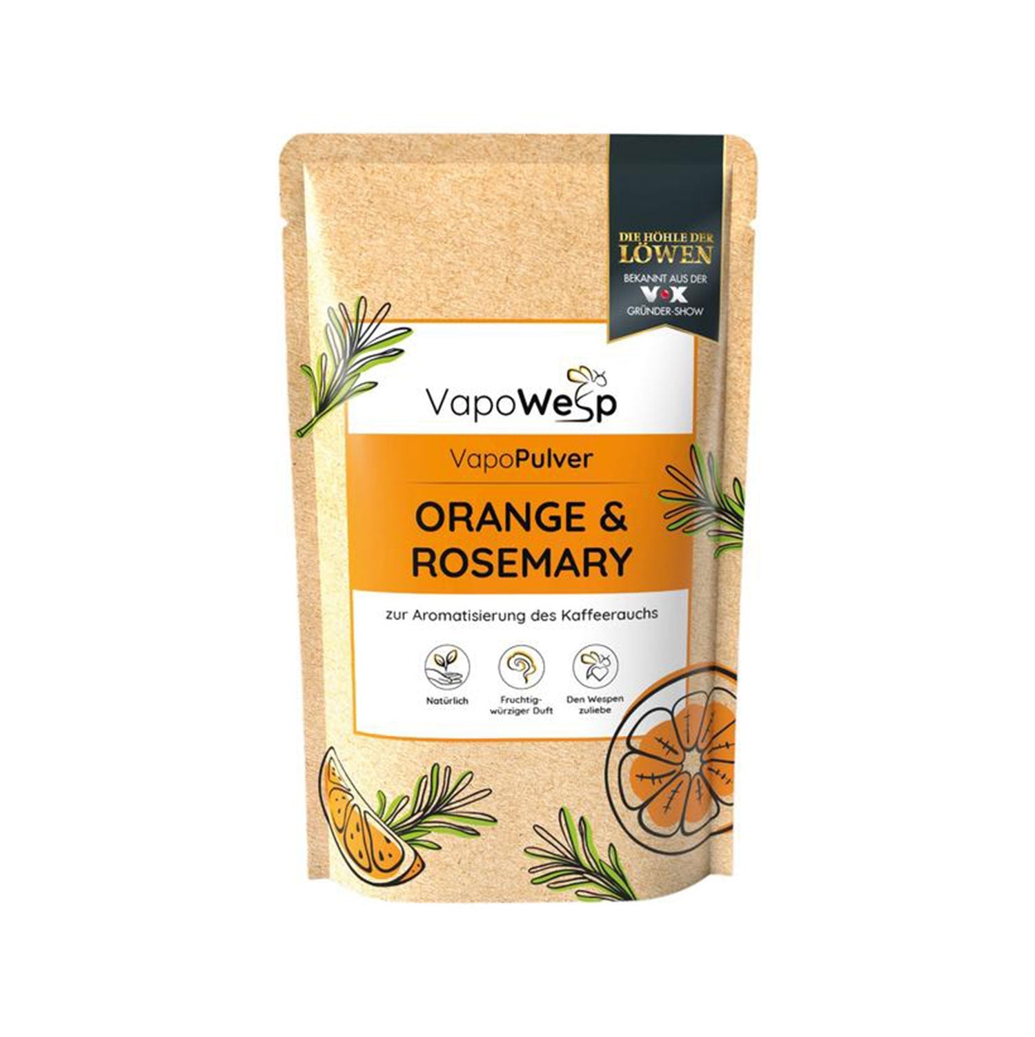 Vapowesp Pulver Orange & Rosemary