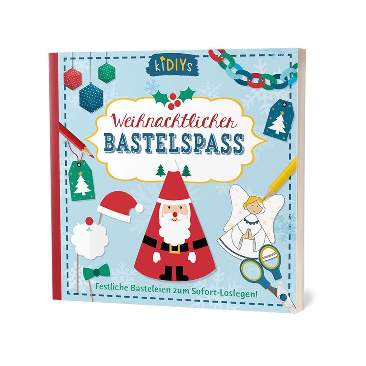 Bastelbuch „Weihnachtlicher Bastelspaß“ für Kinder